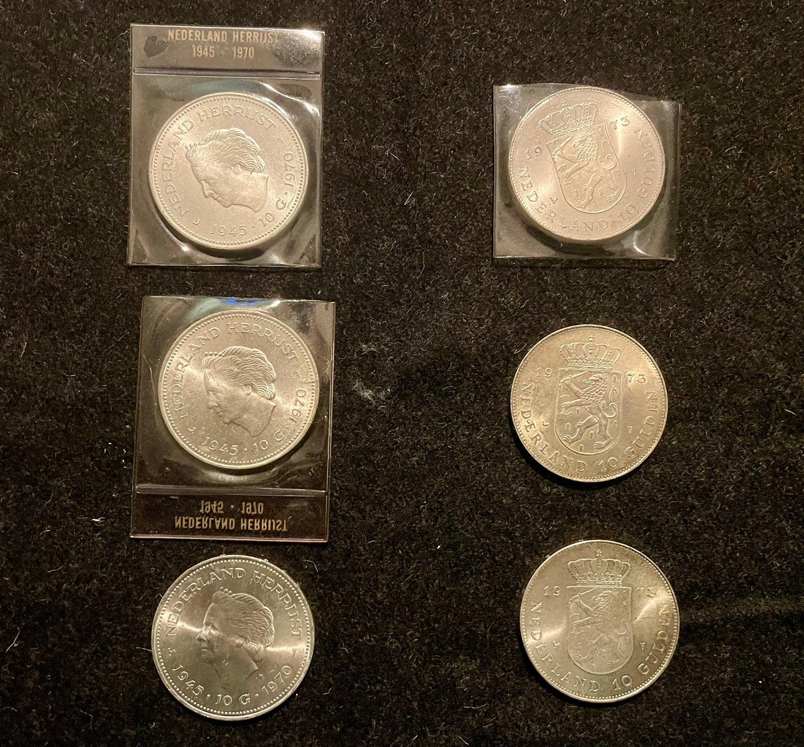 Zilveren munten verzameling periode Juliana 1948-1968, Postzegels en Munten, Ophalen, Koningin Juliana, Zilver