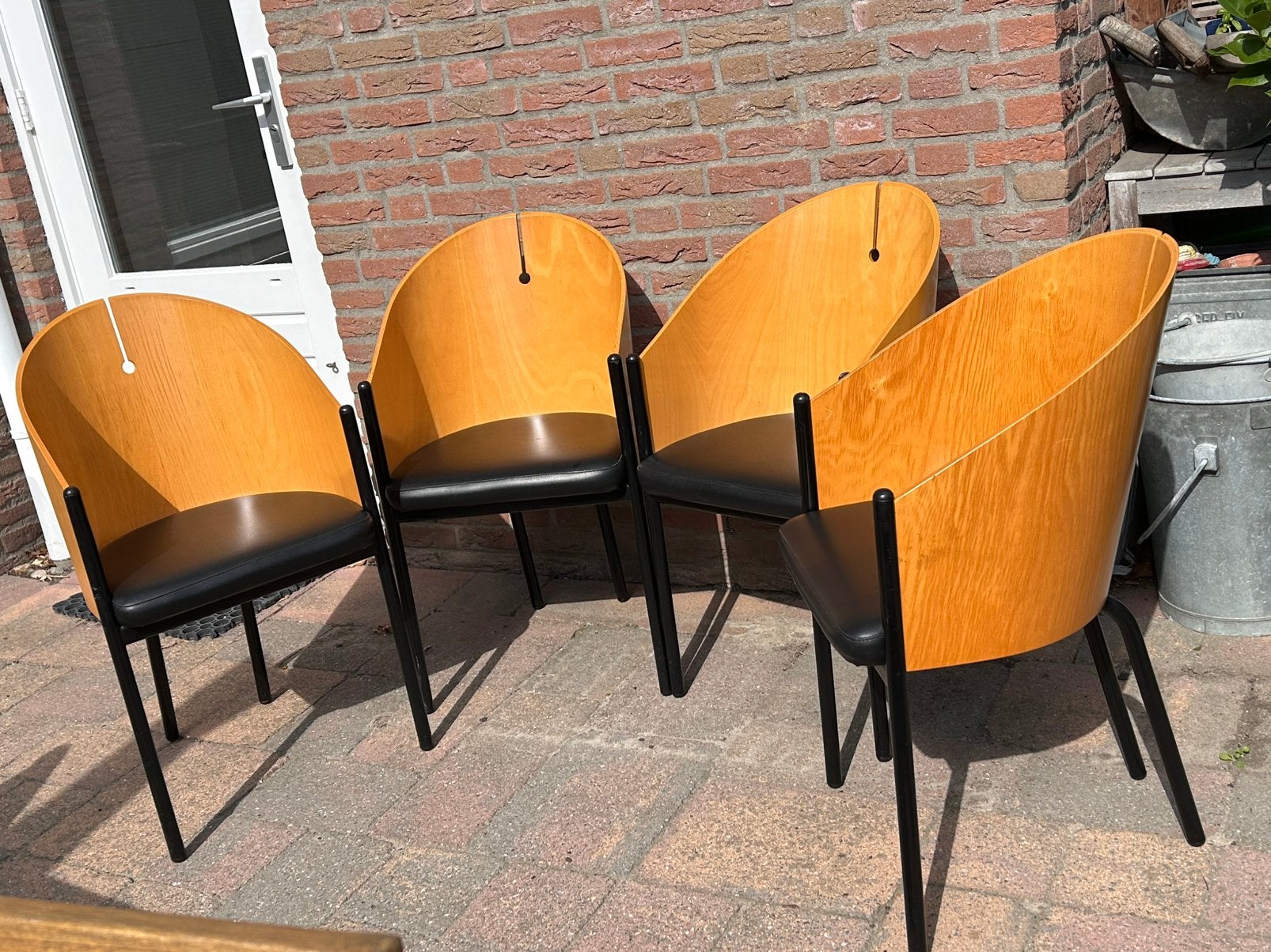 4 designstoelen Philippe Starck stijl, Ophalen, Gebruikt, Vier