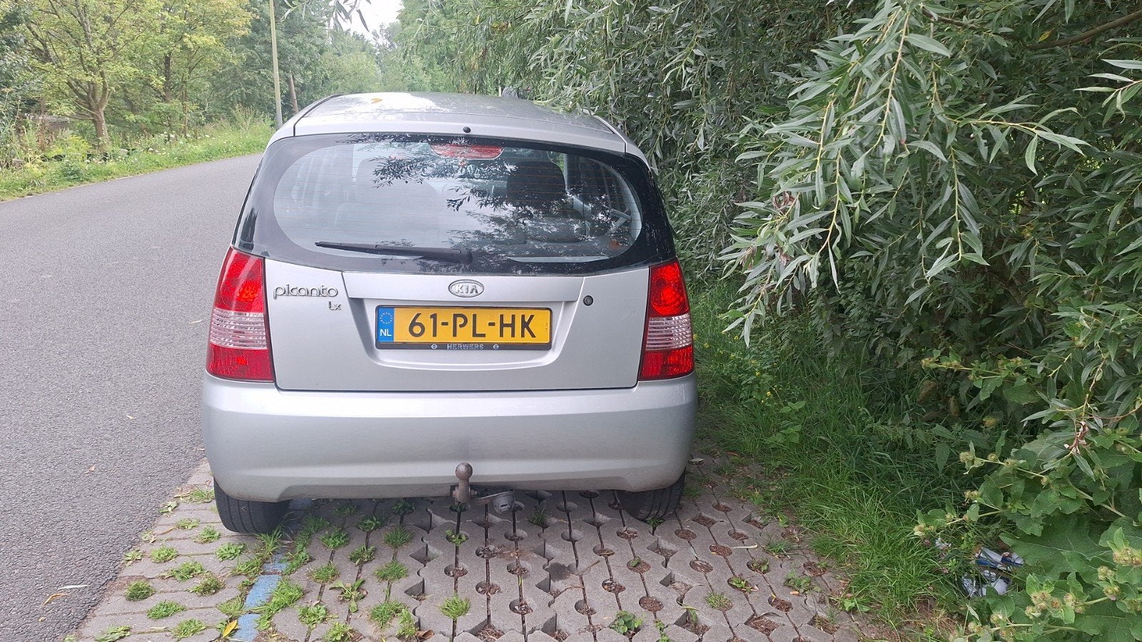Kia Picanto 1.0 2004 Grijs, Ophalen of Verzenden, Kia