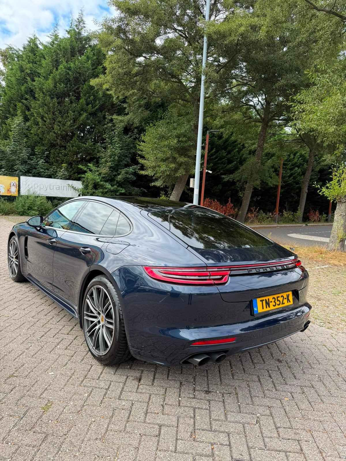 Porsche Panamera 2.9 V6 E-hybrid 462pk PDK 2018 Blauw, Automaat, Vierwielaandrijving, 40 km/l, Hatchback