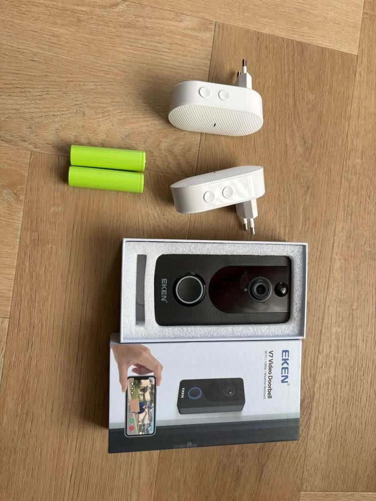 Videodeurbel eken v7 zo goed als nieuw, Ophalen of Verzenden, Bewegingsdetectiesensor, Zo goed als nieuw, Draadloos