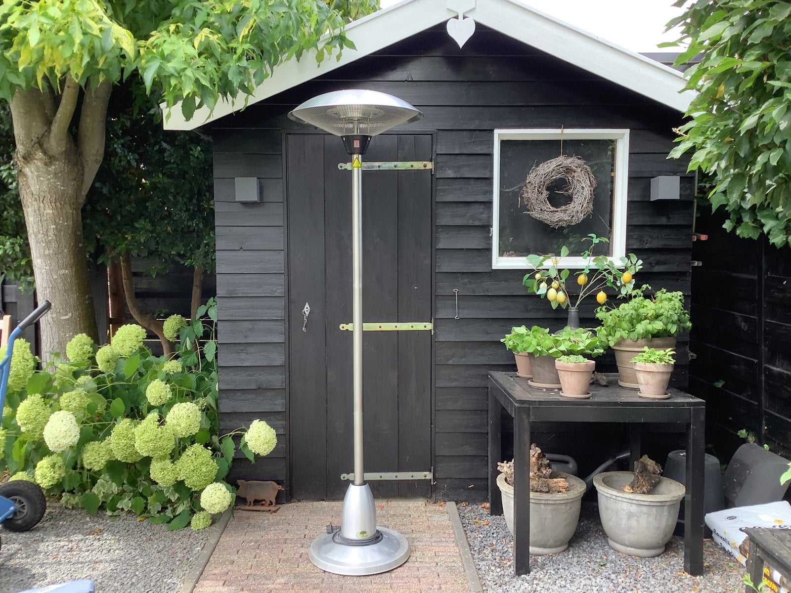 Outrade Halogene Externe Verwarming GS09 - 2m Hoog, Ophalen of Verzenden, Gebruikt, Elektrisch, Vloer