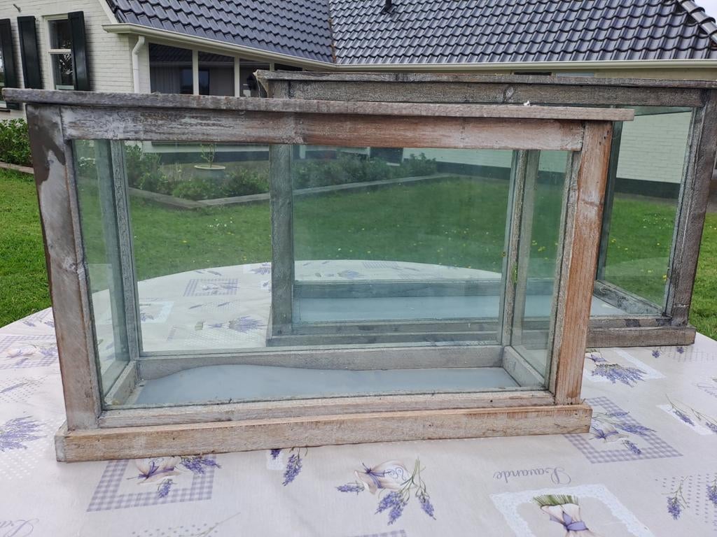 Mooie decoratieve bakken, wooden windows, Ophalen of Verzenden, Zo goed als nieuw