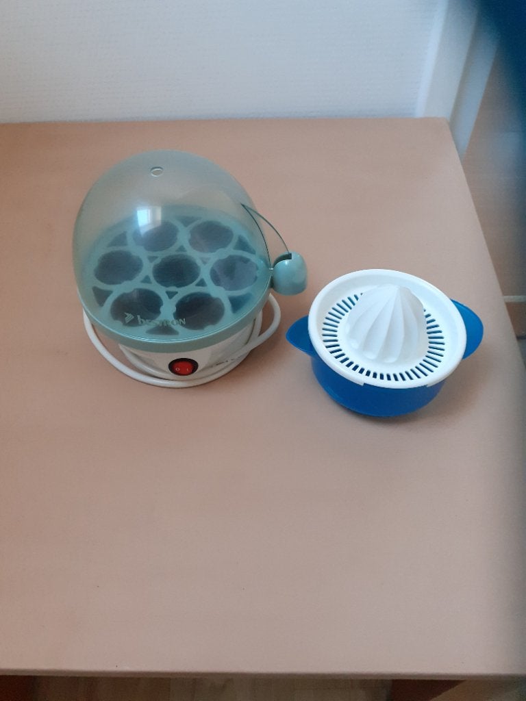 Eierkoker en kleine pers, Witgoed en Apparatuur, Eierkokers, Ophalen, Gebruikt