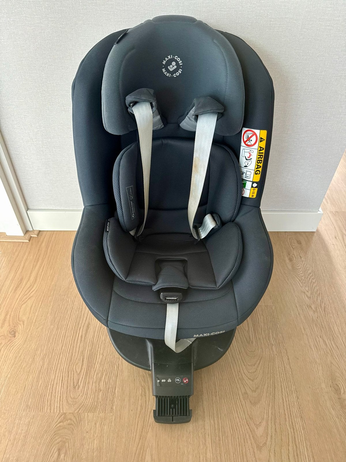 MAXI COSI Autostoel Pearl Pro 2 i-Size Authentic Graphite, Kinderen en Baby's, Autostoeltjes, Ophalen, Gebruikt, 0 t/m 18 kg, Verstelbare rugleuning
