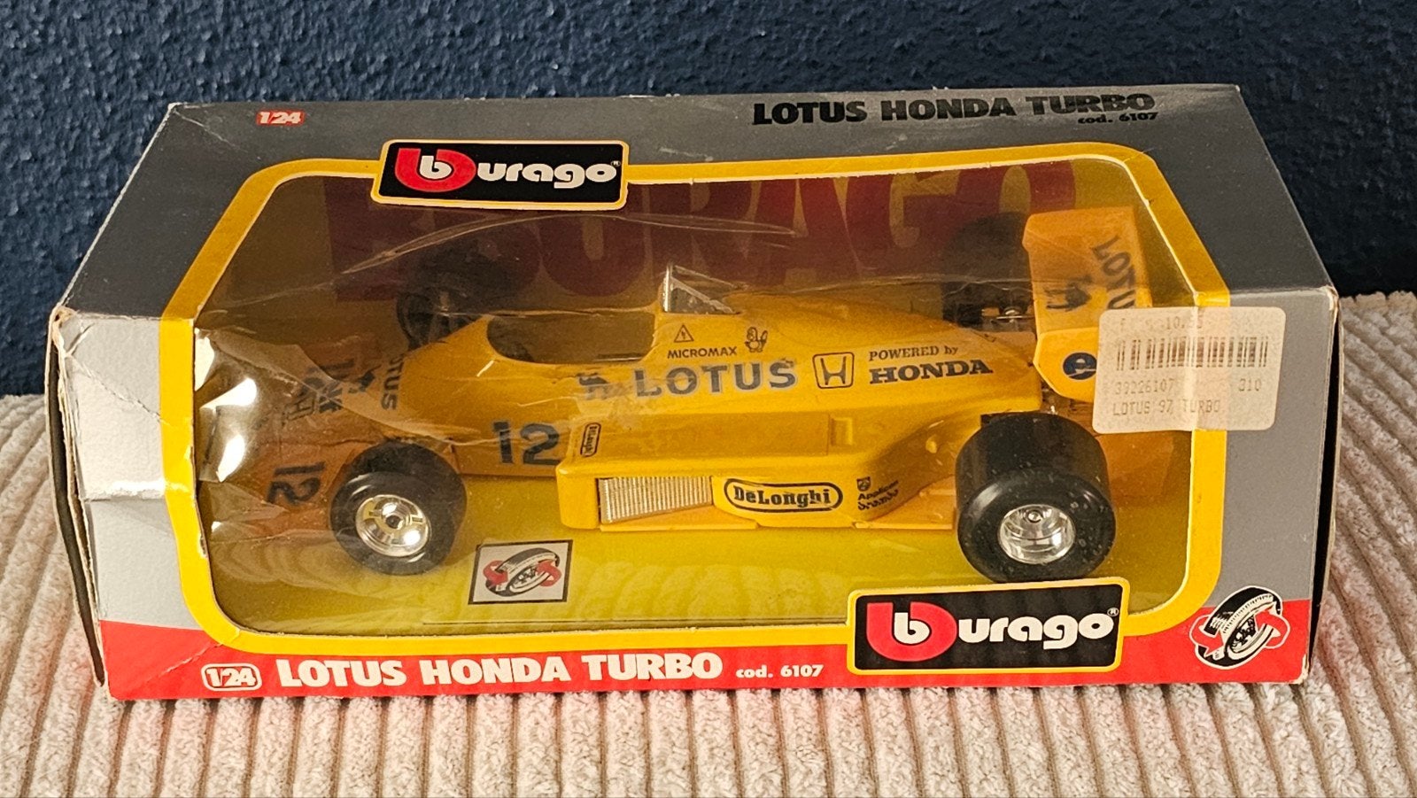 Burago Lotus Honda Turbo F1 modelauto schaal 1:24, Hobby en Vrije tijd, Modelauto's | 1:24, Nieuw, Auto, Bburago, Ophalen