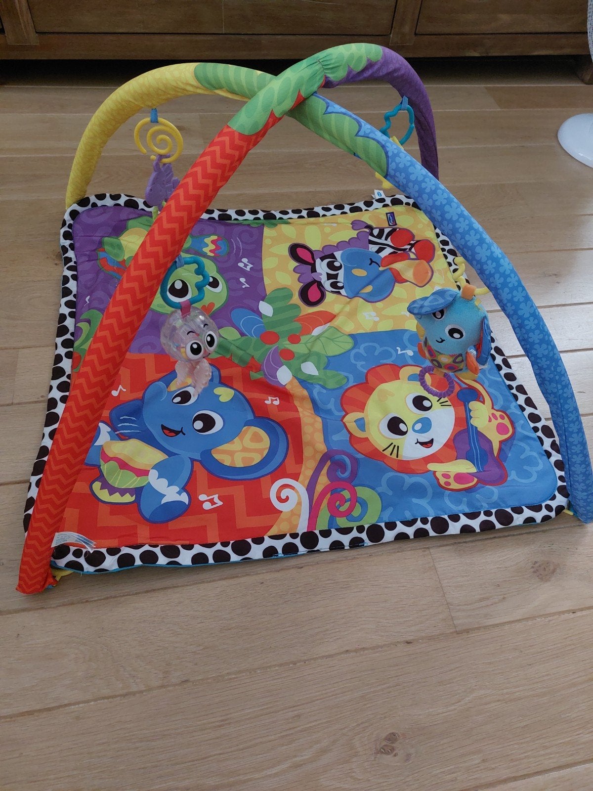 Playgro Babygym Speelkleed met Muziek en Dieren, Ophalen of Verzenden, Gebruikt, Speelkleed, Met geluid