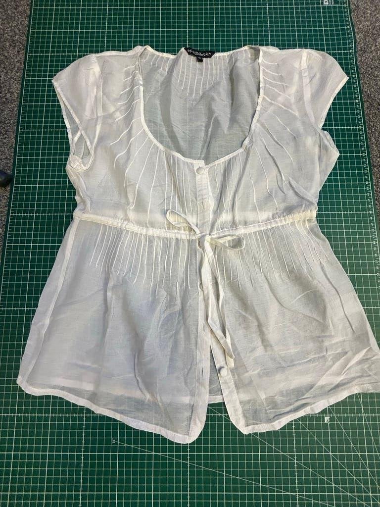 Witte Zomertop Maat M, Maat 38/40 (M), Aaiko, Wit, Ophalen of Verzenden