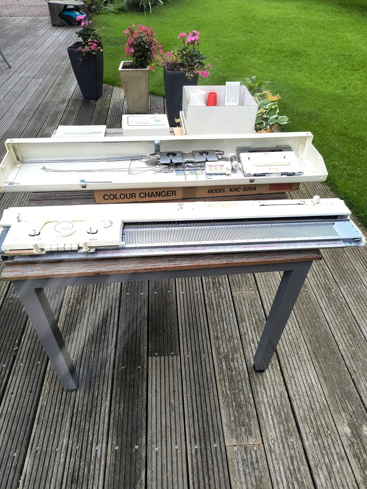 Brother breimachine KH-892 met kleurenwisselaar+ accessoire, Ophalen, Gebruikt, Toebehoren, Brother
