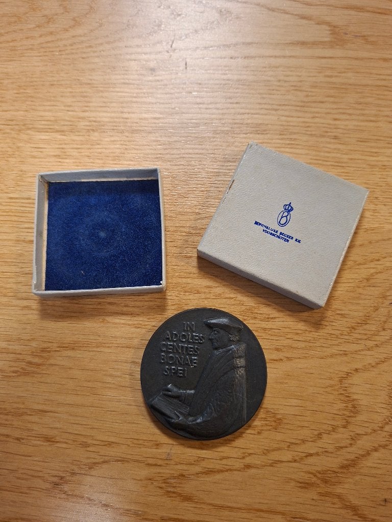 Medaille penning Erasmiaans Gymnasium, Ophalen of Verzenden