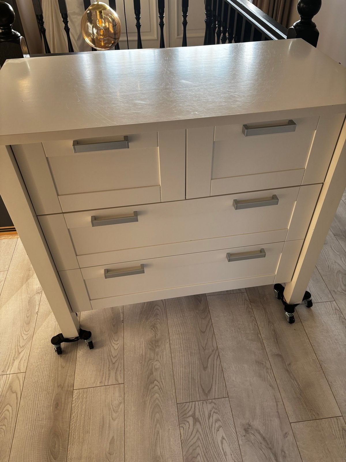 Europe Baby Como IV Commode - Wit met 4 Lades, Kinderen en Baby's, Ophalen, Gebruikt, 50 tot 70 cm, 75 tot 100 cm