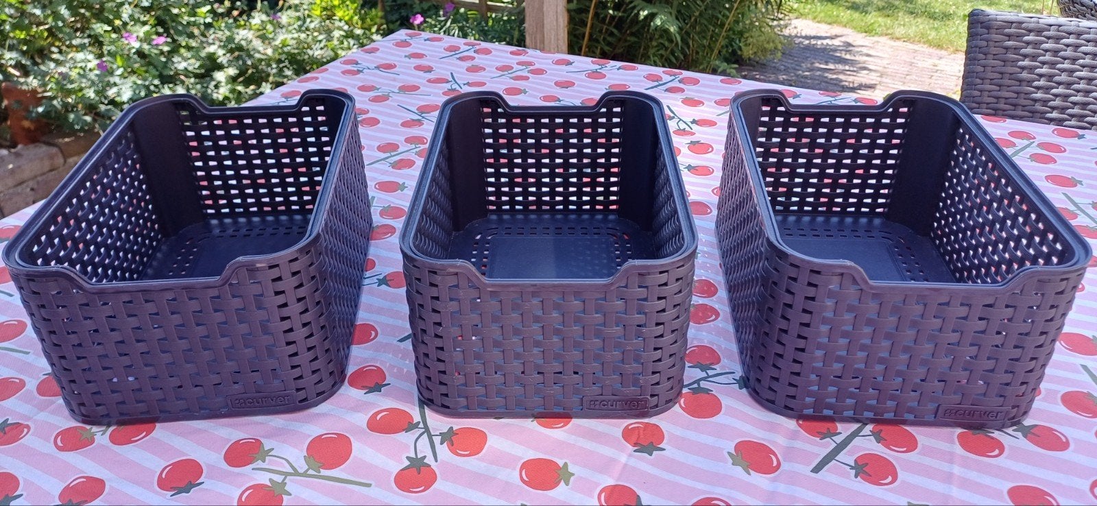 Curver opbergbakjes (set van 3) - L 28x B 19 x H 13 cm, Huis en Inrichting, Ophalen, Zo goed als nieuw