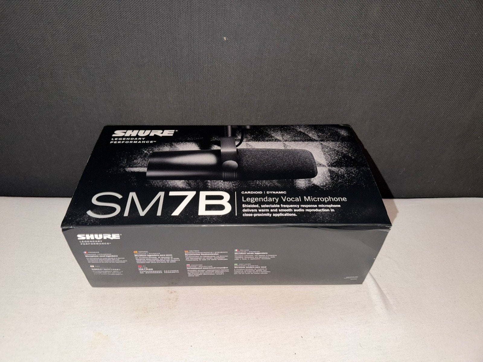 Shure sm7b, Ophalen of Verzenden, Gebruikt, Studiomicrofoon