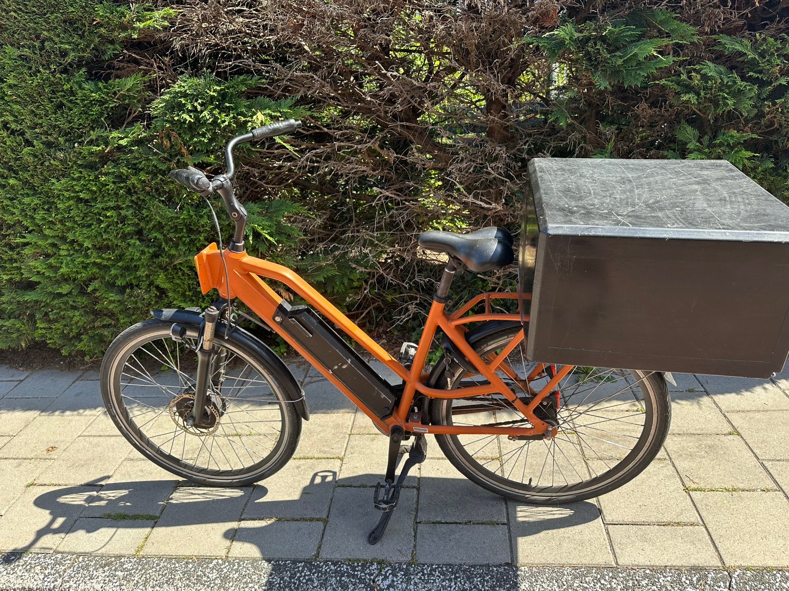 Elektrische Bezorgfiets, Fietsen en Brommers, Elektrische fietsen, Gebruikt, 51 tot 55 cm, 50 km per accu of meer, Ophalen