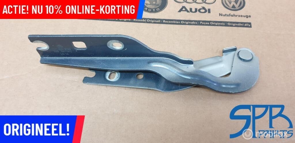 GOLF 7 LB7W RECHTS Motorkapscharnier SCHARNIER RE 5G0823302B, Gebruikt, Volkswagen, Ophalen of Verzenden