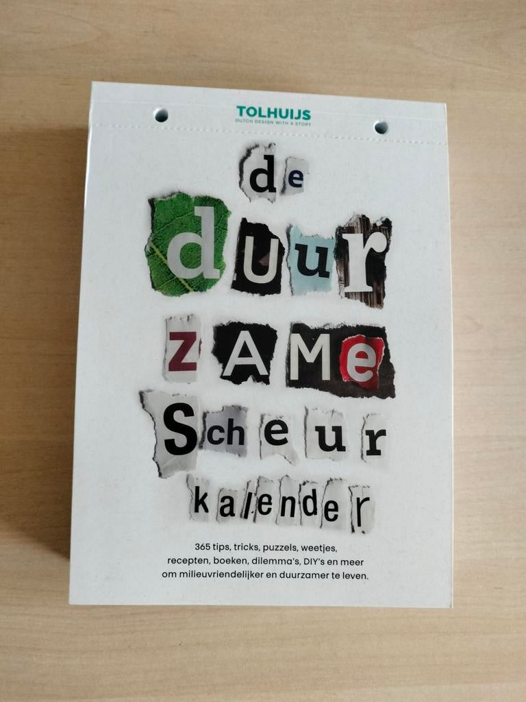 Duurzame scheurkalender nieuw, Ophalen of Verzenden, Dagkalender, Nieuw