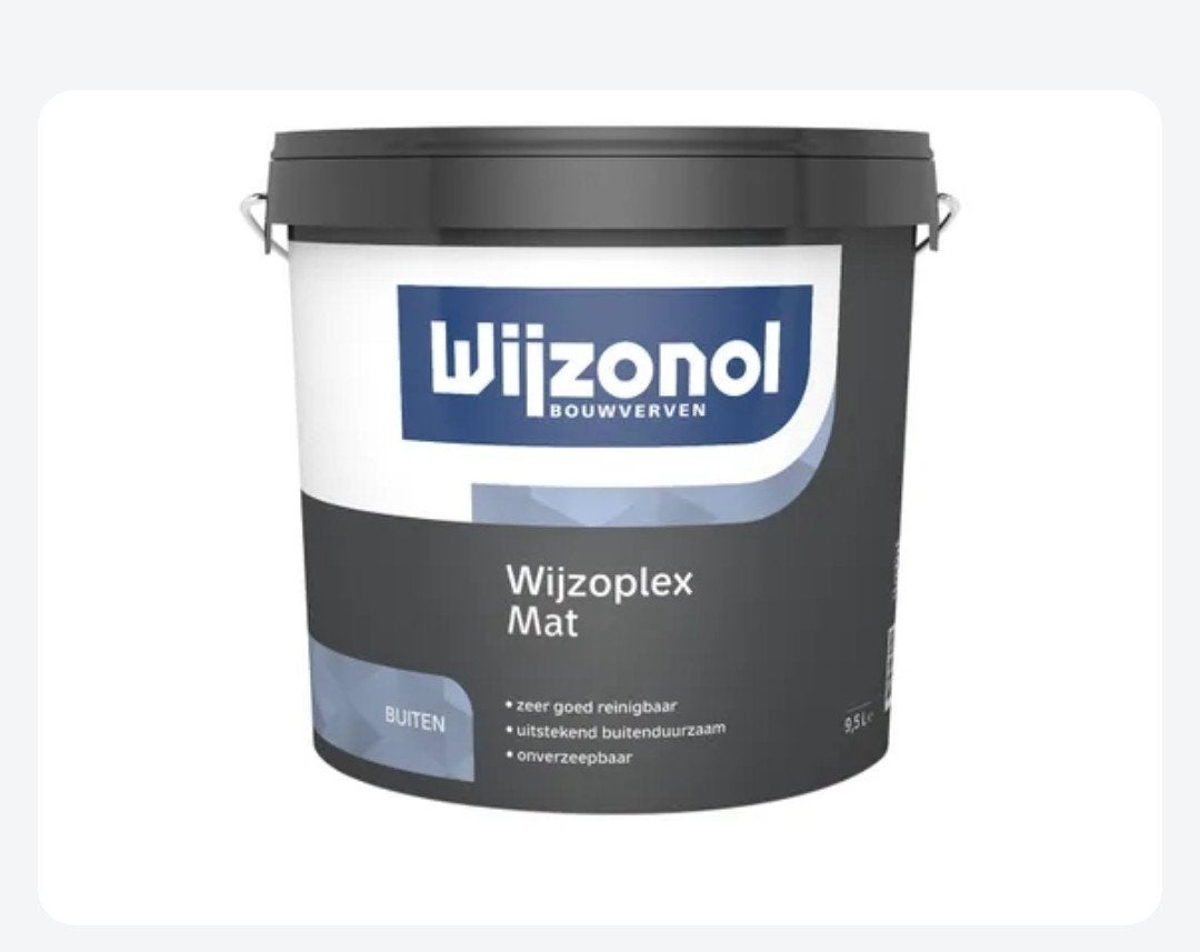 2x10L  Wijzonol Wijzoplex Mat Latex .Signaal Wit RAL 9003, Ophalen, Nieuw, Wit