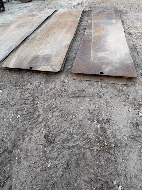 stalen rijplaten, Ophalen