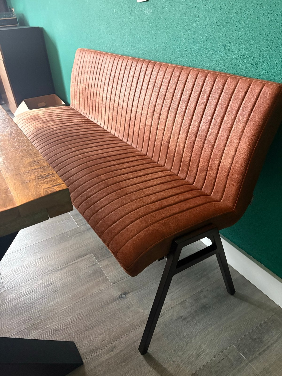 Elegante eetkamerbank - HUUS, Huis en Inrichting, Ophalen, Minder dan 75 cm, 150 tot 200 cm, Driepersoons