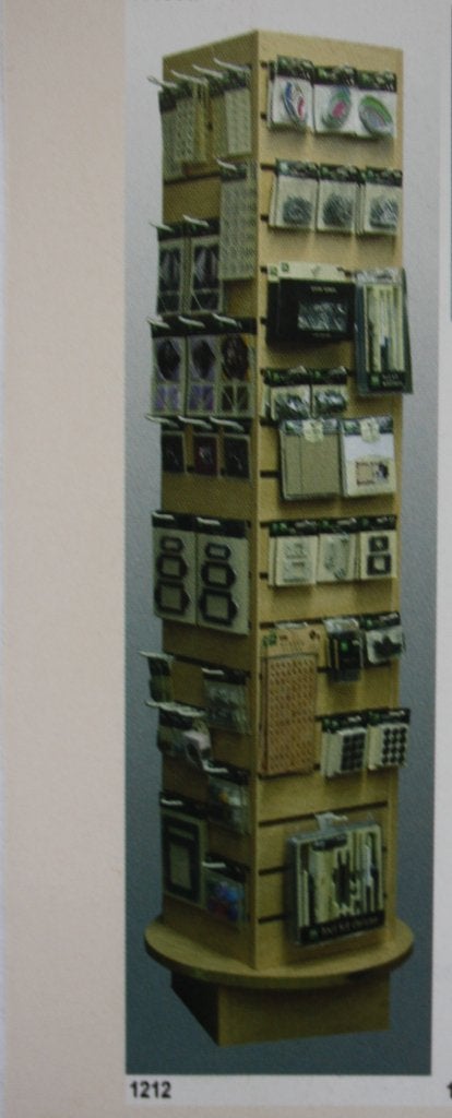 Houten draaidisplay nieuw 155x40x40 cm, Ophalen, Overige typen, Nieuw, Hout