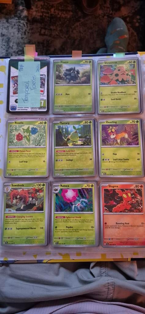 Pokémon TCG: Temporal Forces 2024 -, Hobby en Vrije tijd, Verzamelkaartspellen | Pokémon, Zo goed als nieuw, Meerdere kaarten