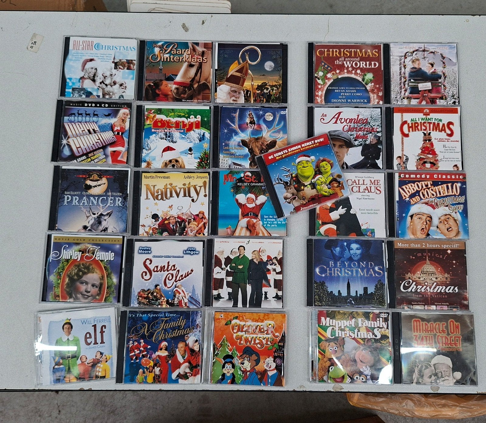 Dvd’s kerst 50+ orgineel maar in dubbel cd doosje één koop, Alle leeftijden, Ophalen of Verzenden, Gebruikt