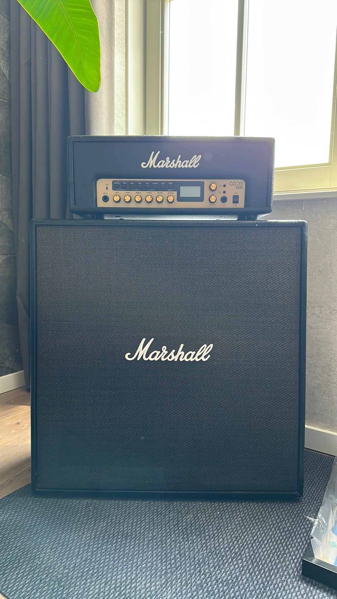 Marshall CODE100H inclusief speakerkast CODE412, Ophalen, Zo goed als nieuw, 100 watt of meer
