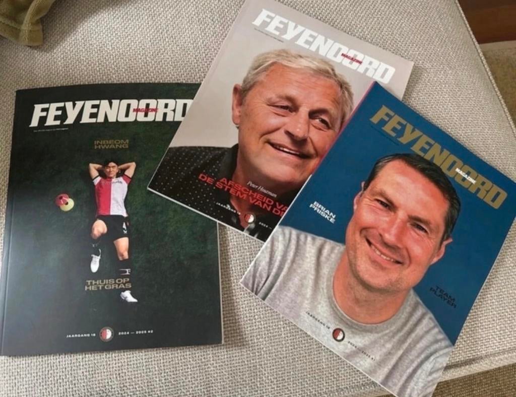 Feyenoord Magazine Jaargang 18 (2024-2025) Nr. 1, 2, 3, Ophalen of Verzenden, Zo goed als nieuw, Sport en Vrije tijd