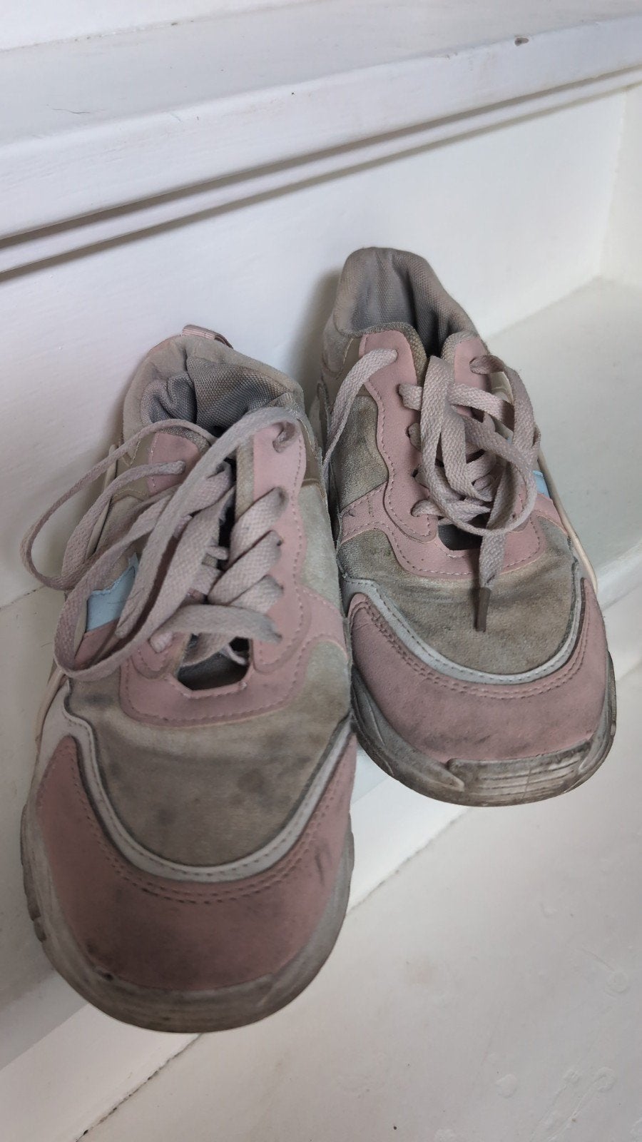 Roze en beige sneakers, maat 38, Ophalen of Verzenden