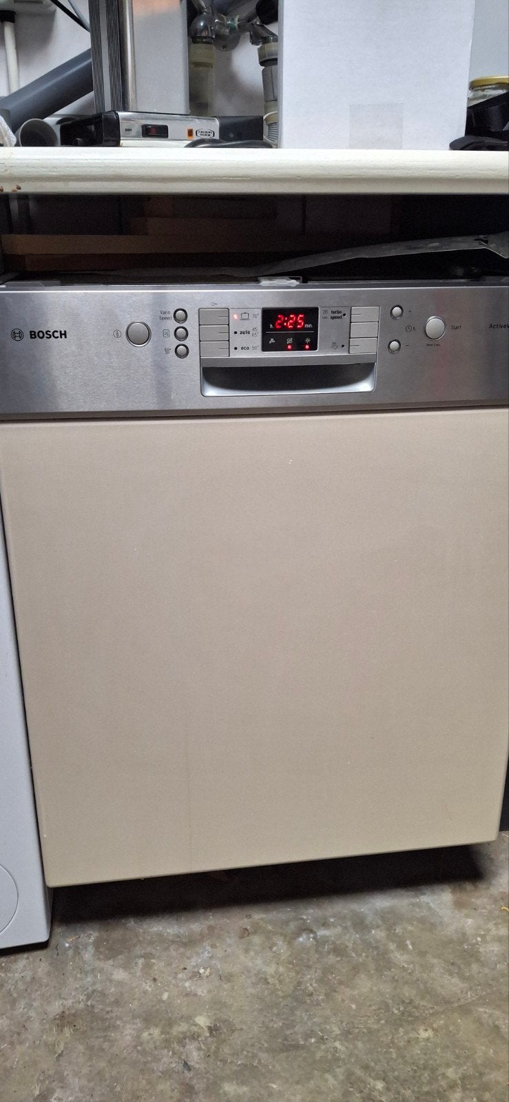 Bosch half geïntegreerde inbouw vaatwasser - Werkt perfect!, Ophalen, Gebruikt, Inbouw, 60 cm of meer
