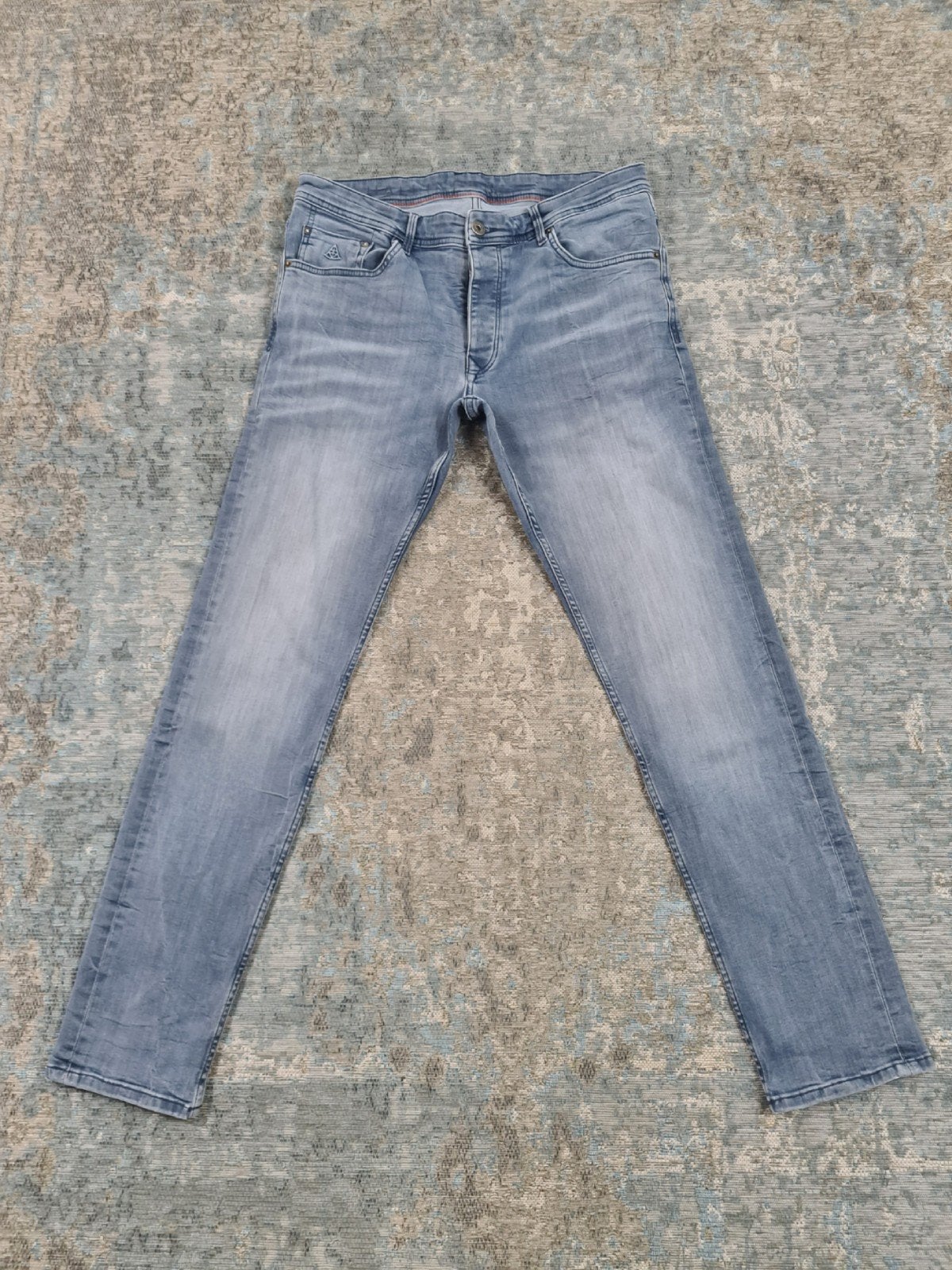 Hallinger HARPER W33 L32 Slim STRETCH Bronno3332 Grijs, Kleding | Heren, Verzenden, Hallinger, New Yorkstraat 74-75, 1175 RD Lijnden