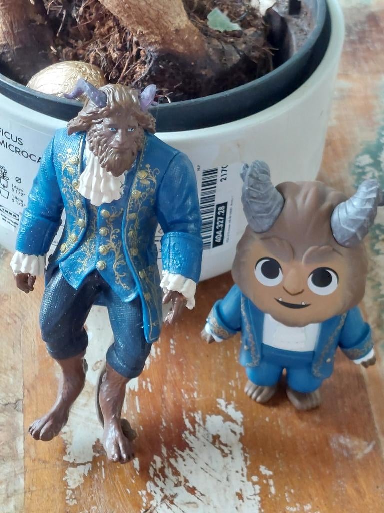 Twee Belle en het Beest figuren, Ophalen of Verzenden, Nieuw
