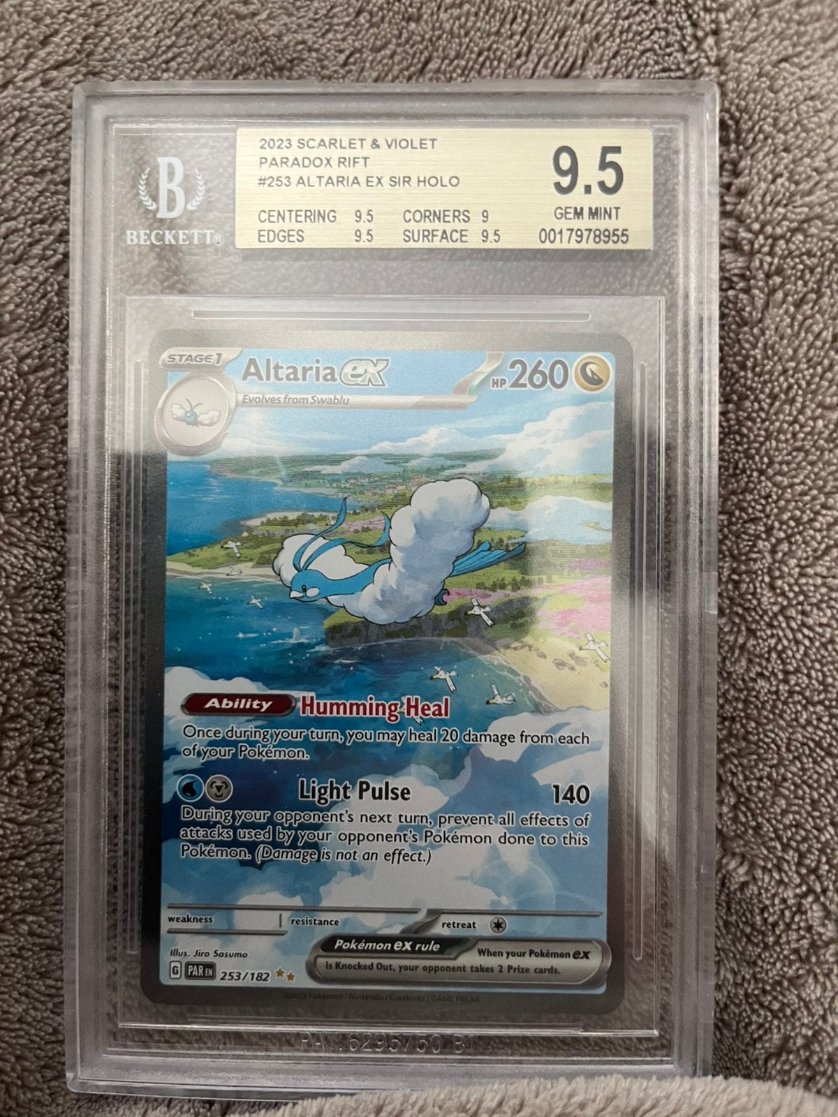 Altaria 253/182 in een beckett 9.5, Ophalen of Verzenden, Zo goed als nieuw