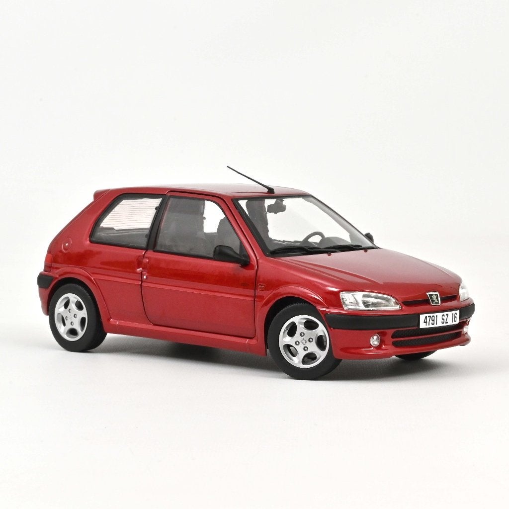 Peugeot 106 S16 1998 Lucifer Rood schaal 1/18 NOREV R 184921, Verzenden, Nieuw, Auto, Norev