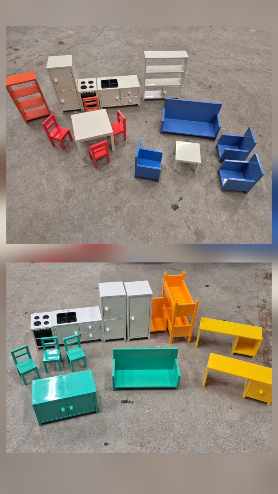 30 stuks ikea poppenhuismeubels lillabo 1:12 schaal, Ophalen of Verzenden, Gebruikt, Poppenhuis
