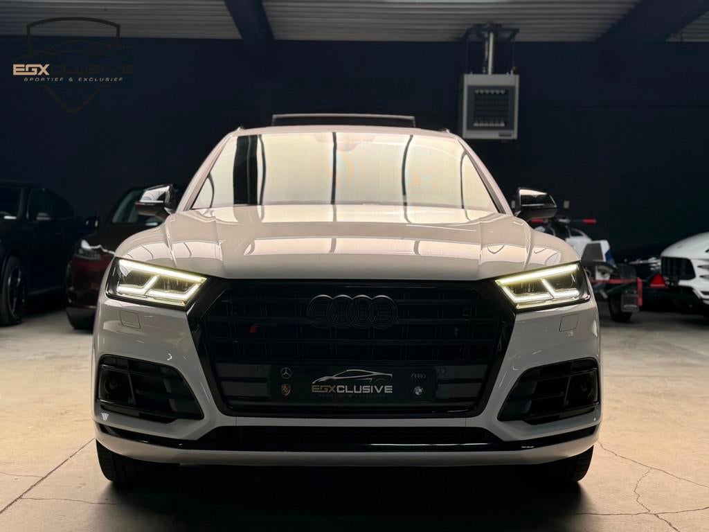 Audi SQ5 3.0 TFSI SQ5 quattro Pro Line Plus Pano/Blind/Virtu, Automaat, Gebruikt, Wit, Leder