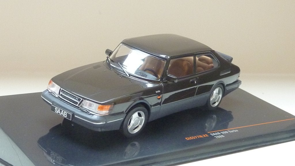 SAAB 900 Turbo 1983 modelauto - Zwart, Overige merken, Auto, Nieuw, Ophalen of Verzenden