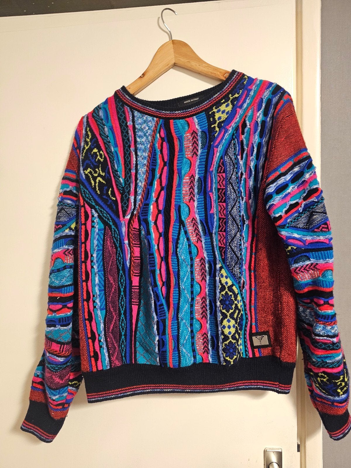 Carlo Colucci Trui Maat M - Kleurrijk Design, Ophalen, Zo goed als nieuw, Carlo Colucci, Meerkleurig