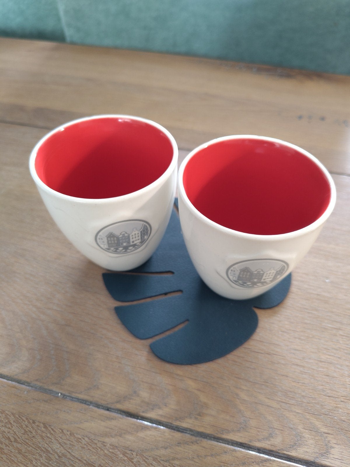 Set van 2 koffiekopjes, Ophalen, Gebruikt, Keramiek, Mok