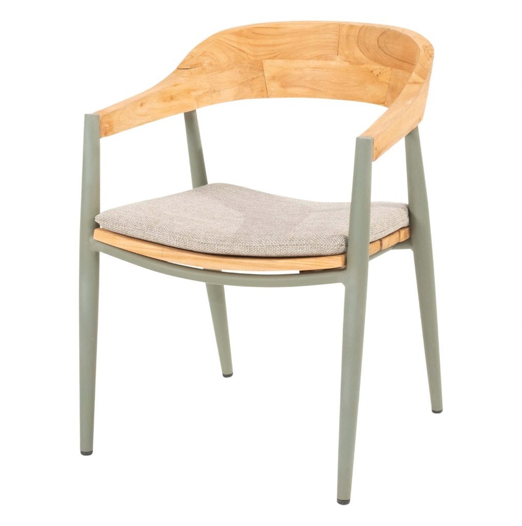 Nieuw - 4 Seasons Outdoor tuin arm stoel - Lyon Dining chair, Ophalen of Verzenden, Nieuw, Teakhout