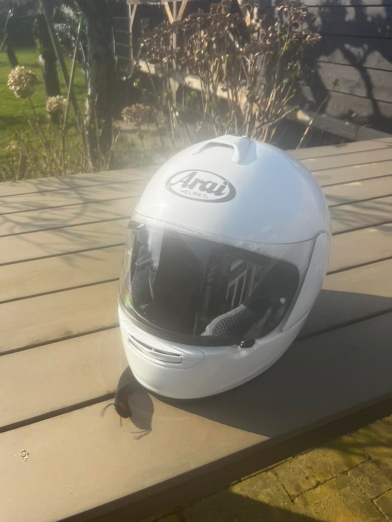 Arai chaser v maat m, Motoren, Kleding | Motorhelmen, Ophalen, Tweedehands, Integraalhelm, Arai