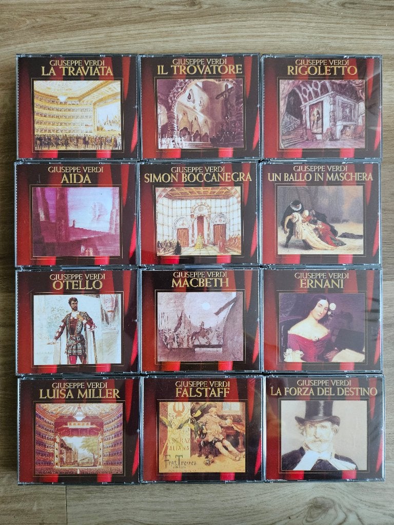 Verdi - 12 Opera's MacBeth Otello Rigoretto Traviata Aida, Verdi, Opera of Operette, Ophalen of Verzenden, Zo goed als nieuw
