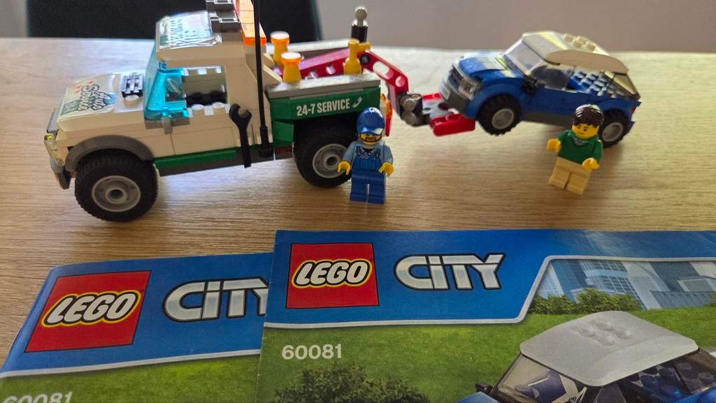 Lego 60081 Sleepwagen, City, Lego, Ophalen of Verzenden, Complete set