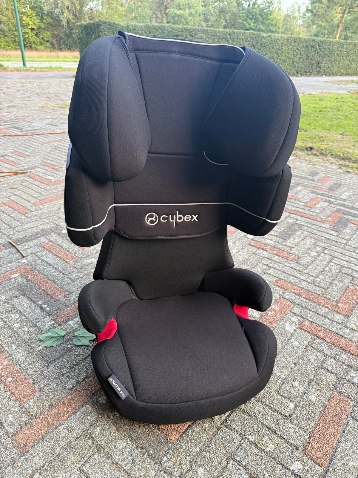 Cybex Solution X-Fix autostoel - Zwart, Overige merken, Autogordel of Isofix, Gebruikt, 15 t/m 36 kg