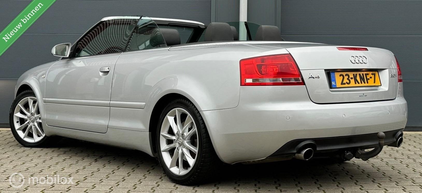 Audi A4 Cabriolet 2.0 TFSI 200PK Bi-Xenon/DRL/Navi+/Leder/Cl, Auto's, Voorwielaandrijving, Gebruikt, 4 stoelen, A4