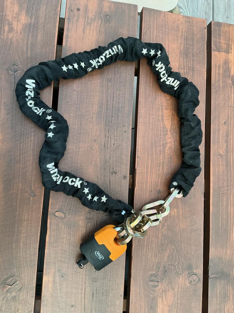 Vinz Locks ART 4 Motorketting 1.65m - Zware Beveiliging, Ophalen of Verzenden, Zo goed als nieuw