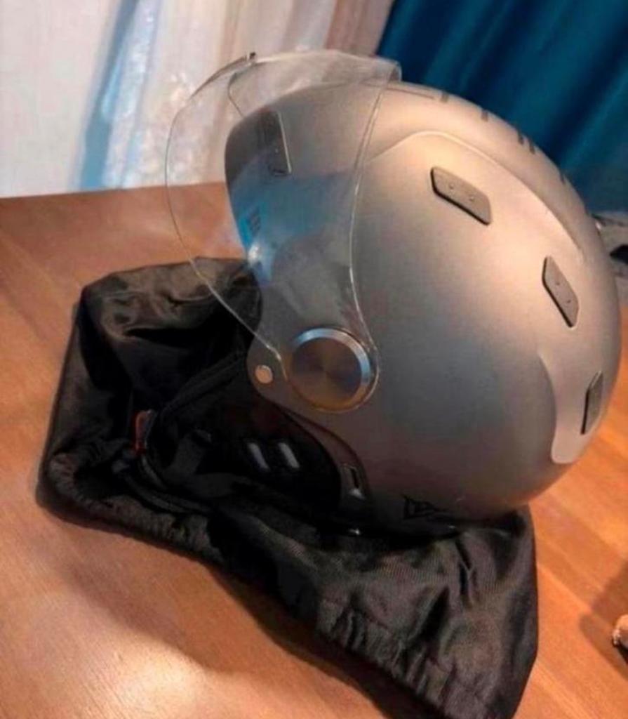 DEMM Speed Pedelec 2 Mat Titanium helm, Ophalen, Zo goed als nieuw, Medium