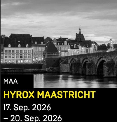 Hyrox Maastricht Double Mixed zaterdag 19/9 ticket, Twee personen