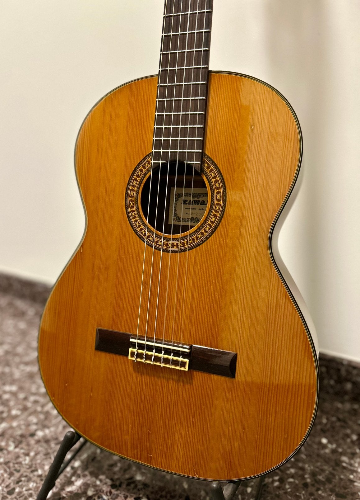Kawai G200 Klassieke Gitaar (1970s) – Japanse Meesterbouw, Ophalen, Zo goed als nieuw, Klassieke of Spaanse gitaar