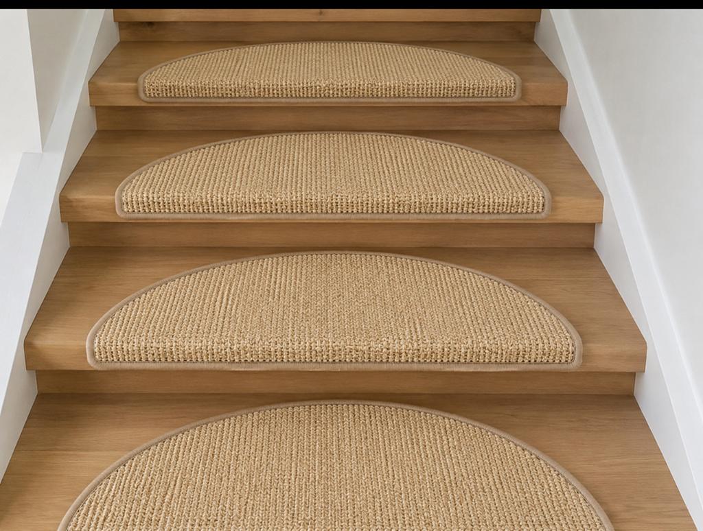 Halve maantjes SISAL trap, Huis en Inrichting, Stoffering | Vloerbedekking, Verzenden, Zo goed als nieuw, Minder dan 10 m², Tapijt